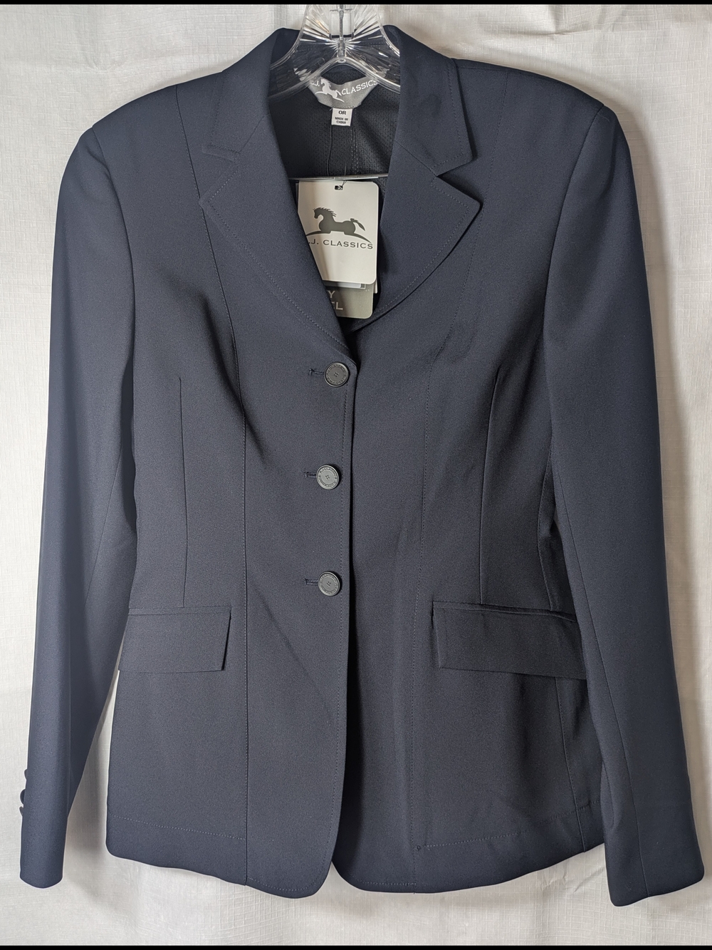 RJ Classics Navy Women’s Nora  Tailored Riding-Style Blazer Sz. OR